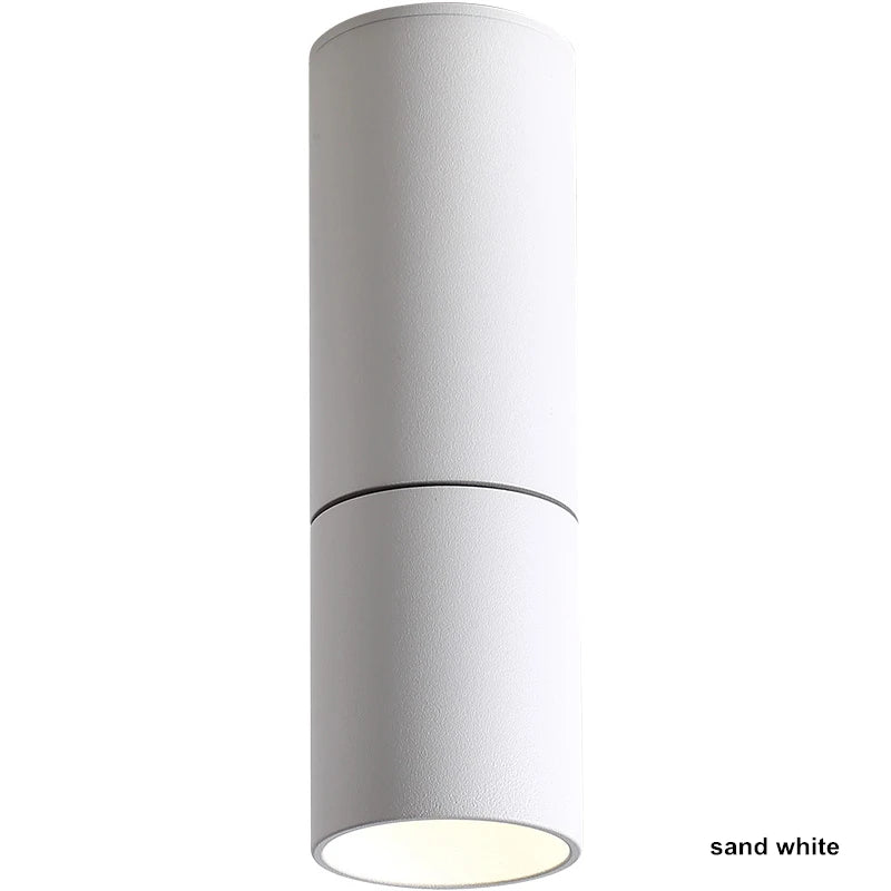 spot lumineux led encastrable réglable intensité blanc noir moderne intérieur aluminium mural