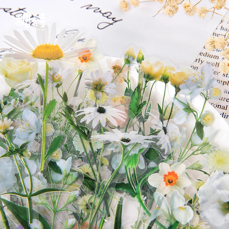 autocollants fleurs séchées diverses couleurs naturelles artisanal scrapbooking matériel décoration 40 pièces