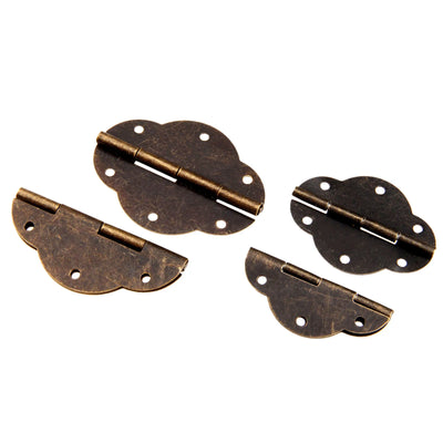 Charnières de porte en fer bronze antique pour boîte à bijoux