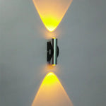 lampe murale moderne argentée noire éclairage maison lisse mat salon chambre