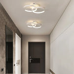 plafonnier moderne led acrylique blanc noir geometrique salle manger chambre cuisine entree