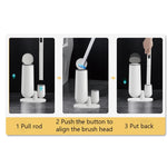 brosse wc blanche moderne brosse usage unique base plate minimaliste set 120 têtes brosse
