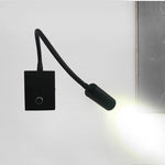 lampe murale flexible bras noir variateur led modernes chambre cuisine salle manger entree 220v