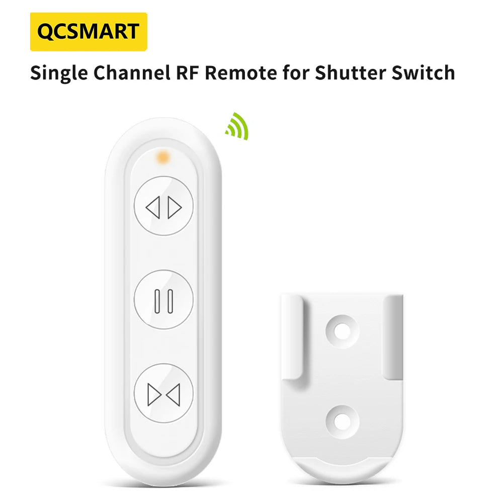interrupteur rideau intelligent rf wifi google alexandre compatible motor stores télécommande noire moderne