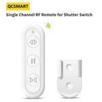 interrupteur rideau intelligent rf wifi google alexandre compatible motor stores télécommande noire moderne