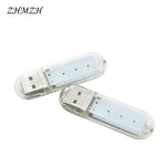 lampe led portable usb 12 couleurs transparent moderne compact