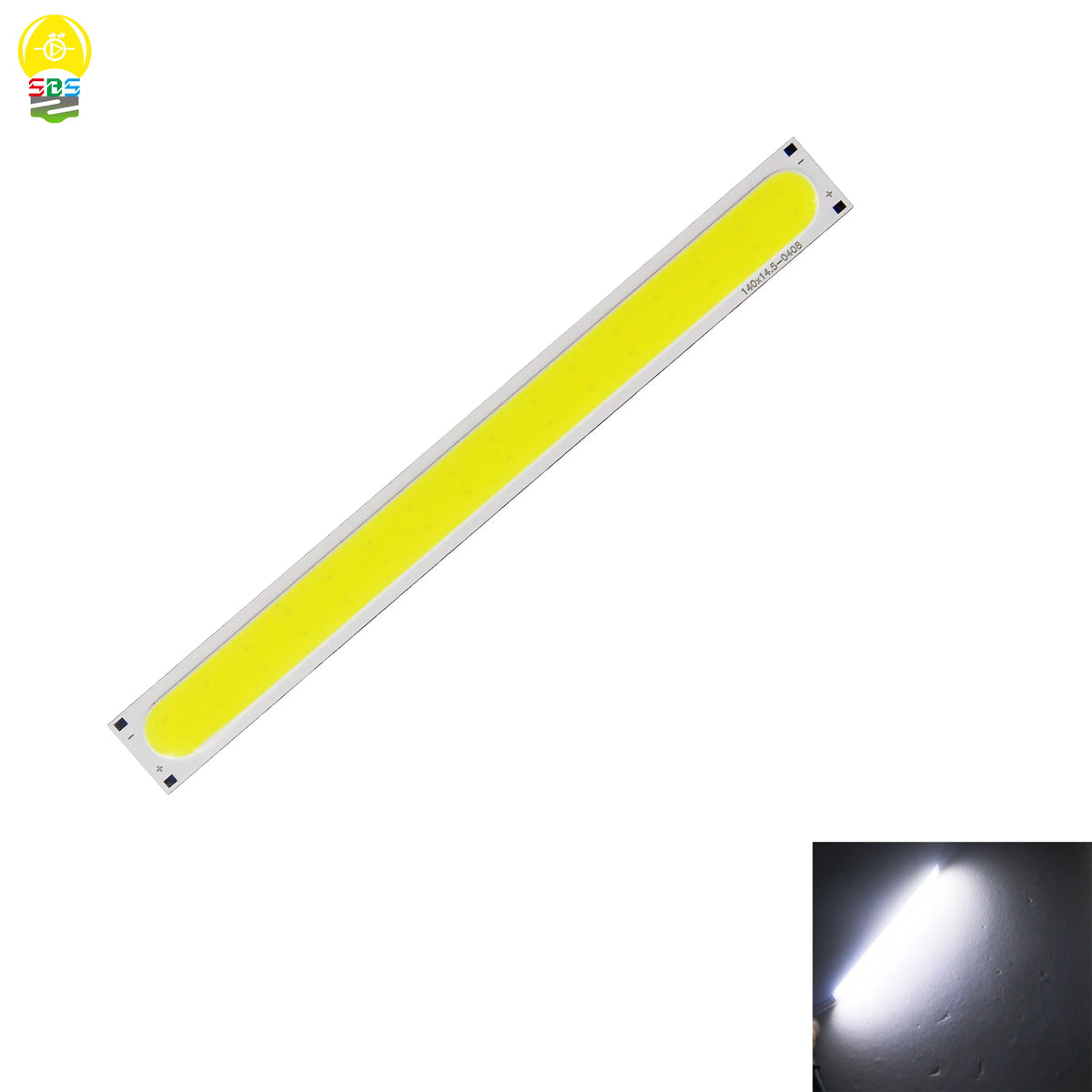 Lampe LED jaune gris moderne adhésive 140x14.5mm 500 999lm blanc froid 20000h