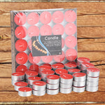 bougies paraffine mariage blanc rouge rose jaune bleu violet simples modernes minimalistes 50 pièces