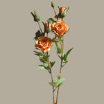 décoration mariage bouquet artificiel roses longues tiges feuilles vertesintérieur blanc roseclair pale