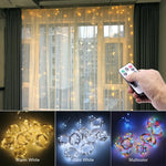 guirlande lumineuse led multicolore blanc chaud froid décoration intérieure noël mariage vacances télécommande usb