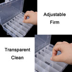 boîtes rangement bijoux transparentes compartiments amovibles porte bijoux pratique modernes