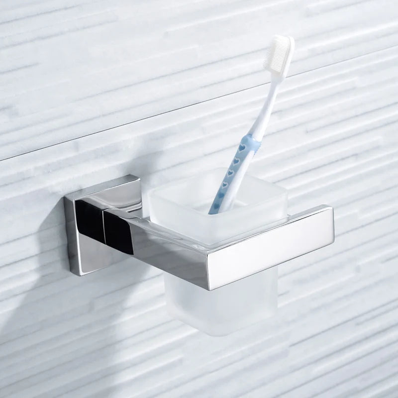porte serviettes chrome moderne porte savon porte telephone ensemble salle bain vis fixations métal
