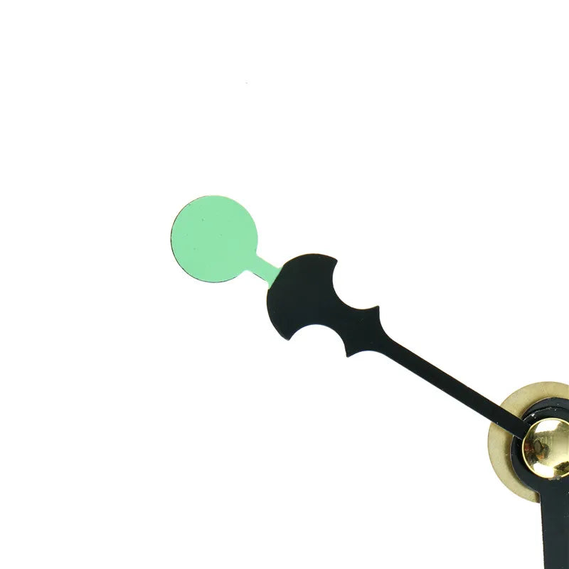 horloge murale moderne marbre noir vert clair quartz lumineuse aiguille transparent minimaliste
