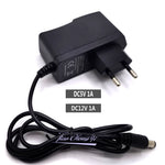 adaptateur secteur 12v 2a 24v 1a 5v 3a prise eu us câble noir classique