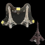 moule chocolat tour eiffel transparent deco pâtisserie oolits dorés fixations pâtisserie française
