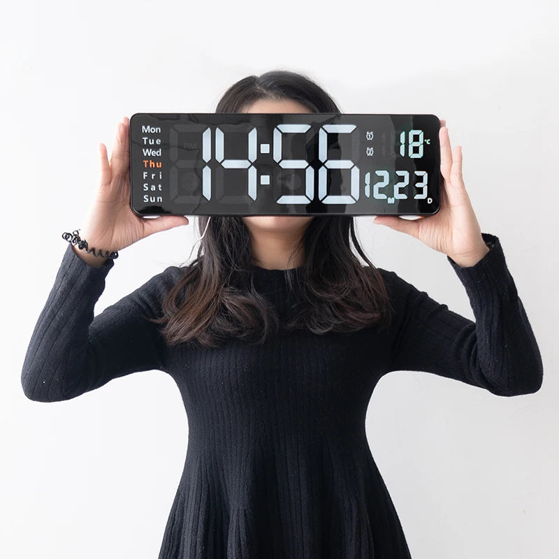 Télécommande de l'horloge murale numérique
