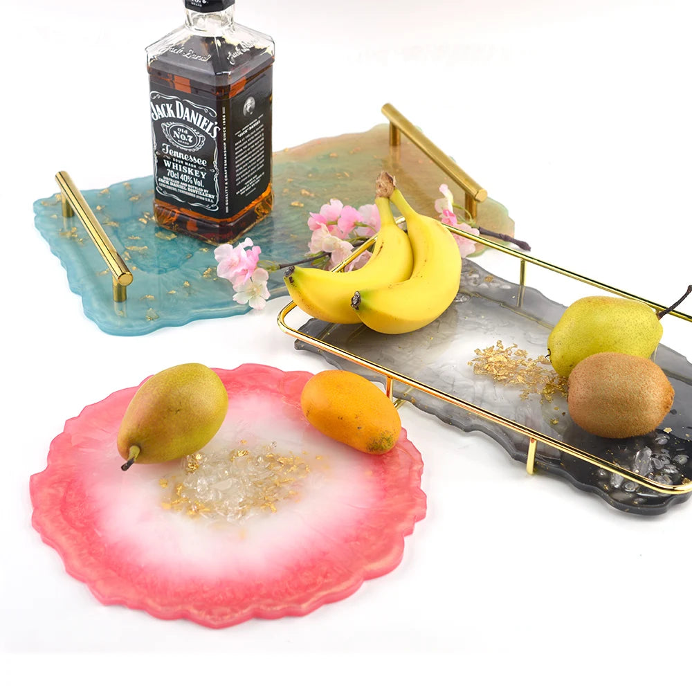 Moule en silicone flexible pour création de sous-verres artisanaux