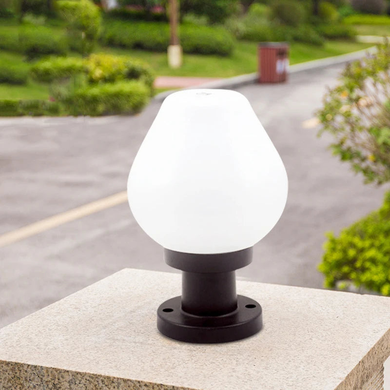 lampe sol moderne adhésive blanc noir éclairage extérieur autonomes flux lumineux basétique
