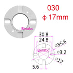 supports led cob blanc modernes fonctionnels 11mm 17mm 23mm 4pcs