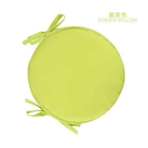 coussin chaise rond siège décoration maison moderne couleur unie