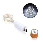 guirlande lumineuse usb rechargeable liège led moderne décoration chambre noël