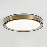lampe moderne or noir brillante surface métal cuivre led éclairage quotidien rondSizeMode=14words
