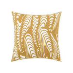 housse coussin brodée géométrique moderne fleur abstraite couleur beige blanc vert jaune décoration intérieure