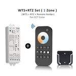 contrôleur led intelligent wifi rf 24g rh blanc noir cct rgb cct rgbw led