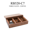 boîte bijoux bois compartiment verre bague collier boucle d'oreille cadeau