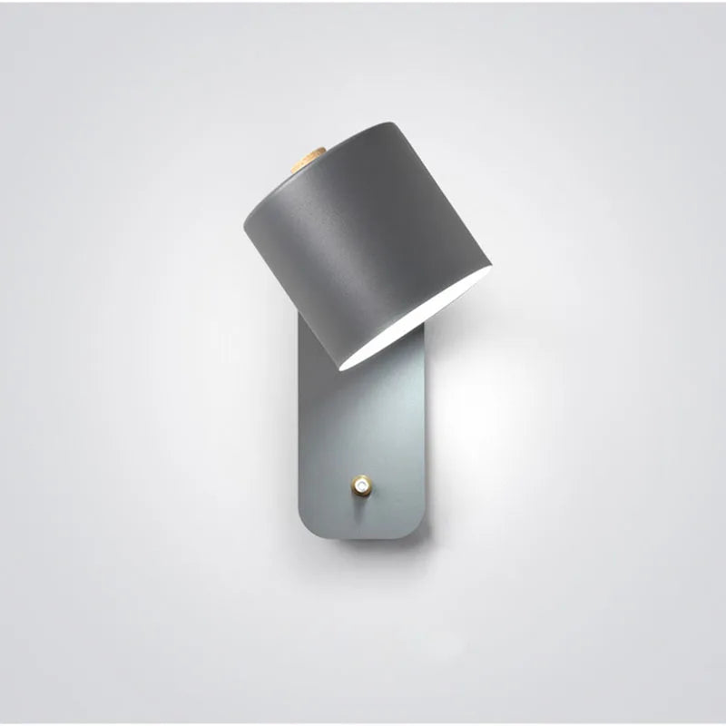 lampe murale moderne led réglable gris vert chambre salon entrée étude chambre coucher