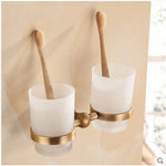 ensemble quincailleries bain bronze ornements floraux classique porte serviettes crochets fixations murales