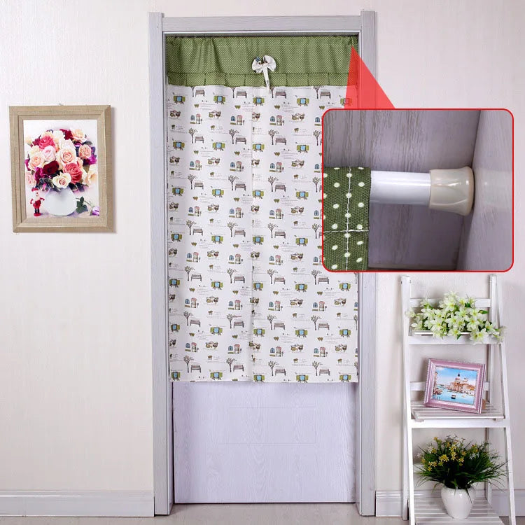 tendeur rideau blanc imprimé souris moderne adhésif réglable salle bain tringle suspension