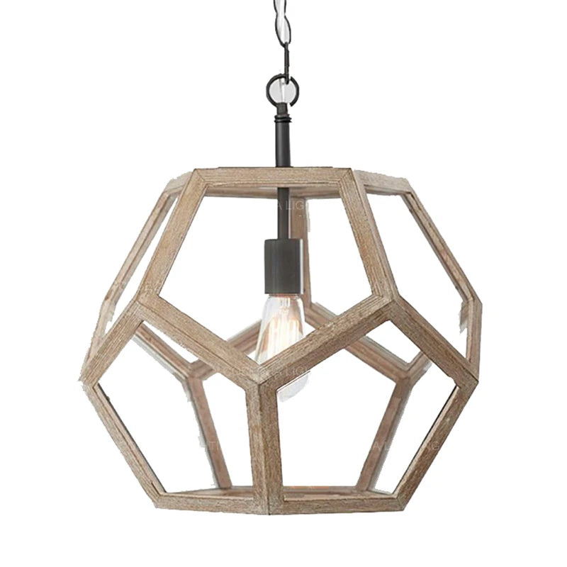 suspension lumineuse moderne bois blanc rose beige métallique chambre enfant