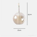 suspension lumineuse moderne transparent miroir doré led 249 2000 lumens 90 260v 5mètres carrés
