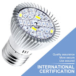 lampe croissance plantes led blanc rouge violet forme diamant moderne 50w 80w 100w e27
