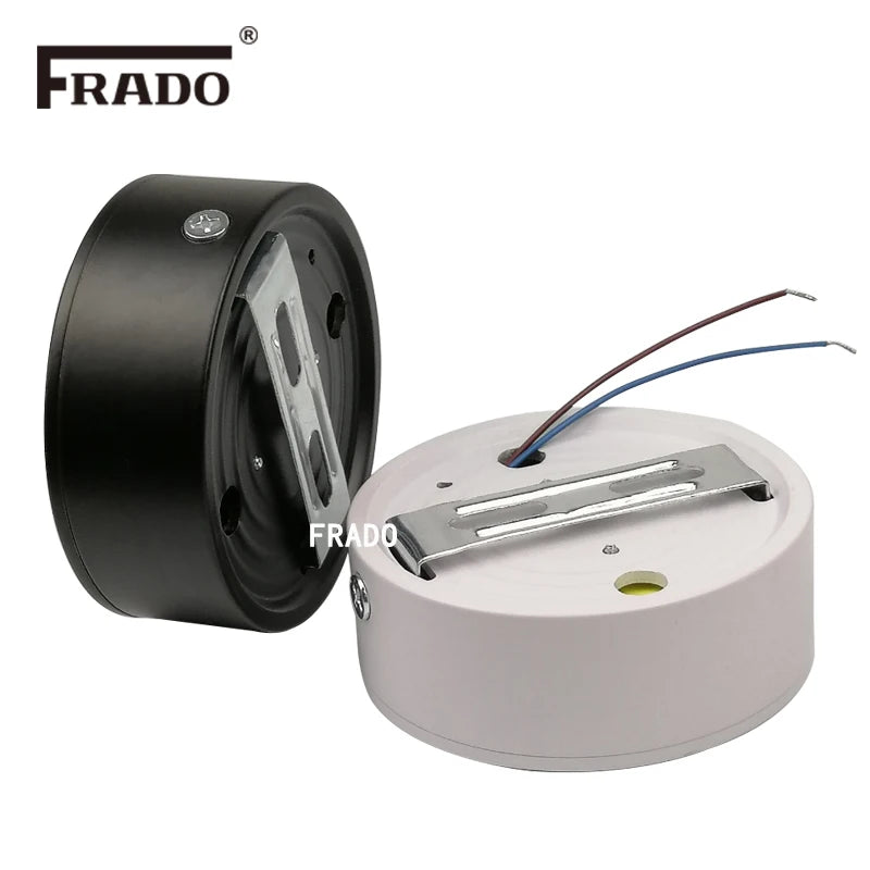 Spot LED moderne noir blanc 5W 7W 4000K 3000K câble vis fixationflux249 2000