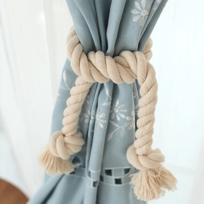 corde macramé coton beige 6mm 7mm 8mm rustique artisanal tissée spirale imperméable enduite decoration