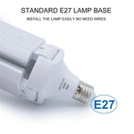 lampe led pliable e27 30w 45w 60w blanc modernes ailettes réglables atelier maison