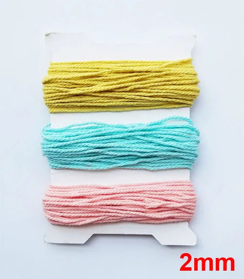 fil coton texturé rayé rouge blanc jaune bleu rose vert clair 1mm 15mm 2mm