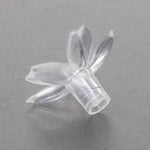 décorations noël fleurs transparentes petals modernes 100 pièces silicone souple LED vacances chambre
