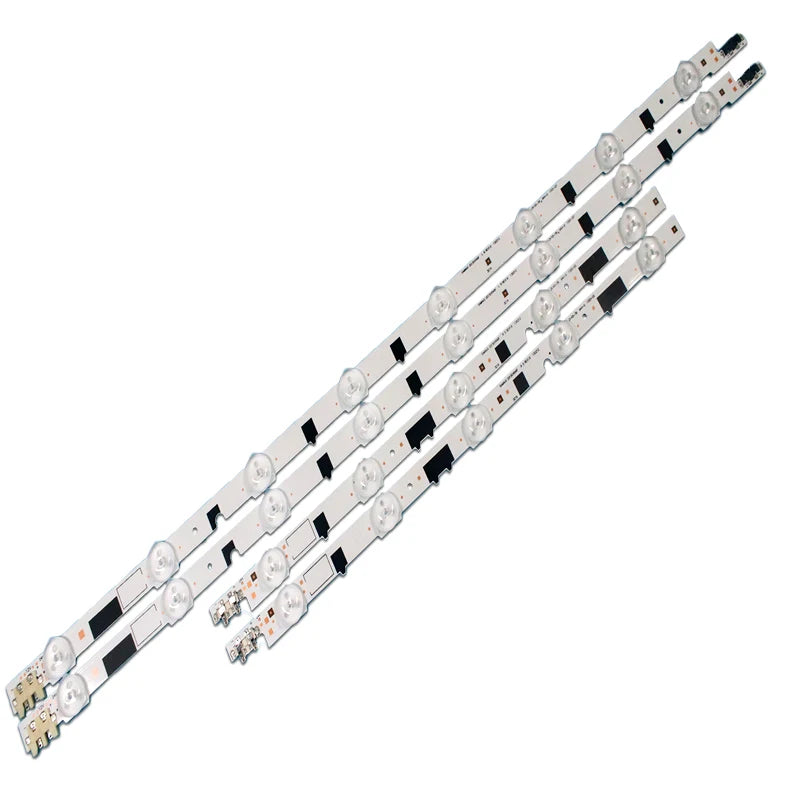 bande led blanc moderne 832mm 15 led transparentes connecteurs fixations