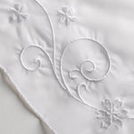 rideau roman brodé floral transparent voile polyester classique decoration maison