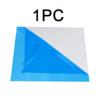 décoration murale moderne autocollante 15x15cm bleu blanc gris triangles opaques