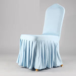 housses chaise unies classiques rouge rose jaune bleu violet elasthanne polyester mariage banquet
