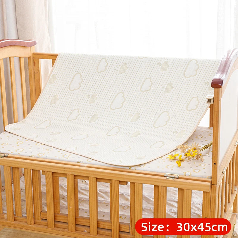 couverture bébé coton douce nuages dorés rose clair bleu clair texturée 36 mois