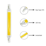 Ampoule LED 15W 20W 30W 40W blanc jaune R7S moderne transparente 50000H