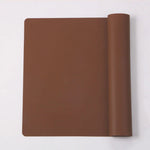 tapis cuisine silicone moderne vert bleu rouge orange marron uni durable respectueux environnement