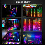 ruban led flexible 5v 30leds 60leds ip30 ip65 waterproof rouge vert bleu violet techno