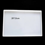 plaque silicone blanc moderne adhésif 25mm 25x15mm 30x20mm 25cm 20cm 1.2cm grille lignes