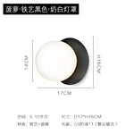 luminaire mural moderne verre texturé or blanc ampoule led éclairage cuisine chambre minimaliste